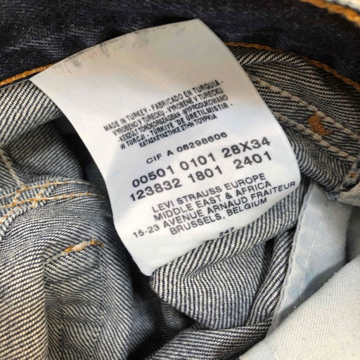 Jean Levi’s 501 W28L34