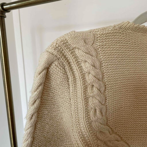 Cardigan torsadé en laine