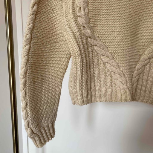 Cardigan torsadé en laine