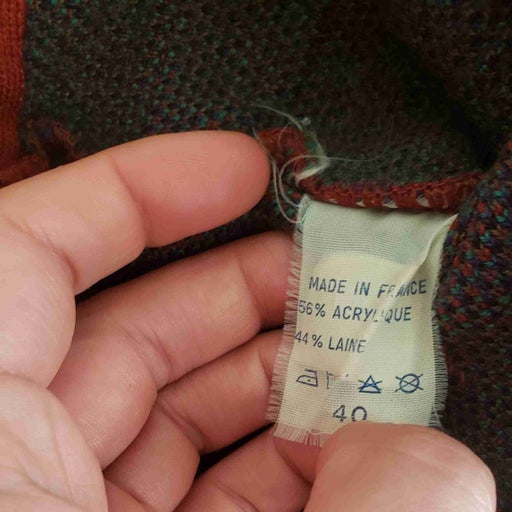Gilet sans manches à losanges
