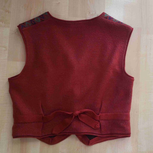 Gilet sans manches à losanges