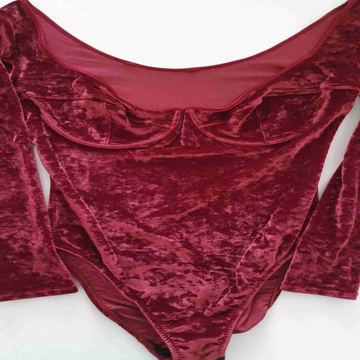 Velvet bodysuit