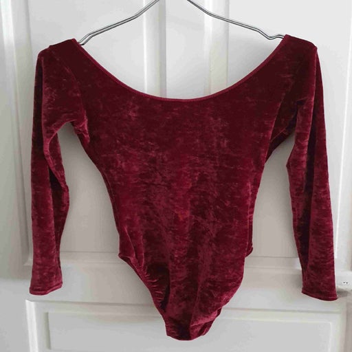 Velvet bodysuit