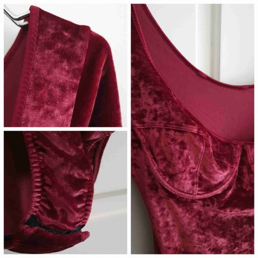 Velvet bodysuit