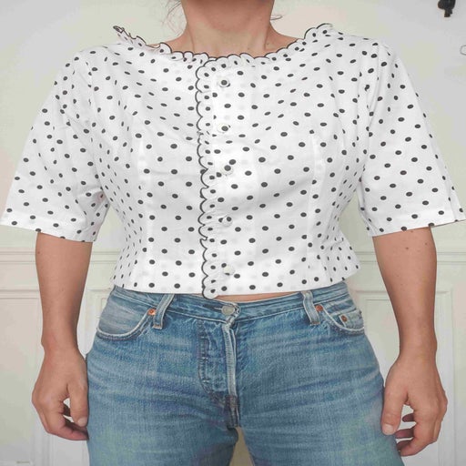 Blouse en coton
