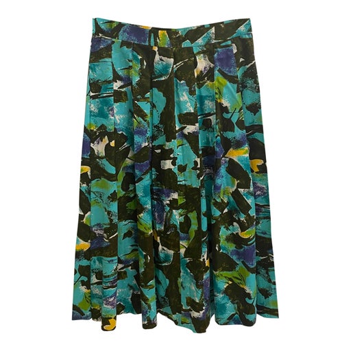 Jupe plissée à motifs