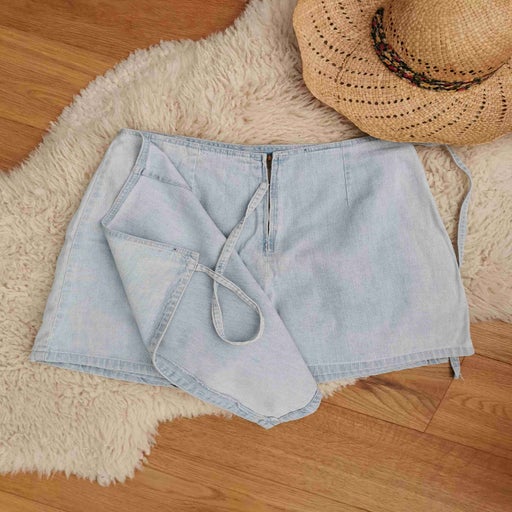 Jupe-short en jean