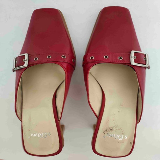 Mules en cuir