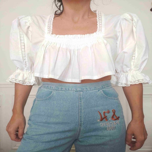 Crop top en coton