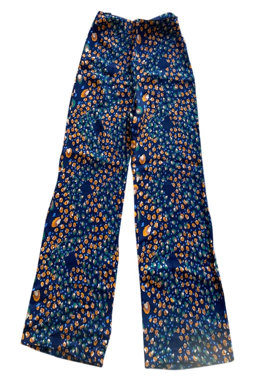 Patterned flare pants
