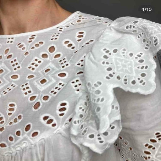 Blouse brodée