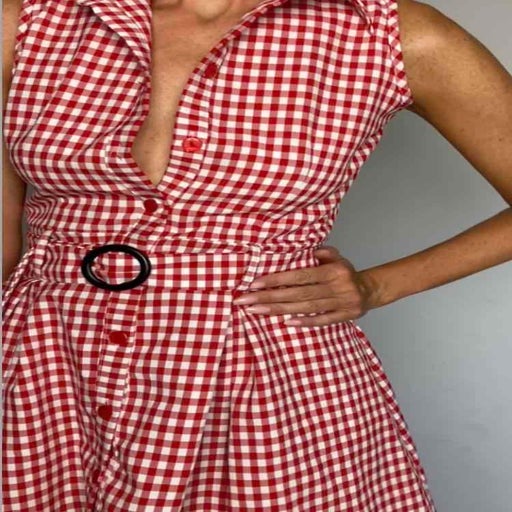 Robe à carreaux