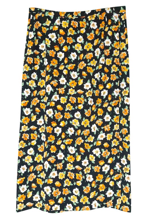 Long floral skirt