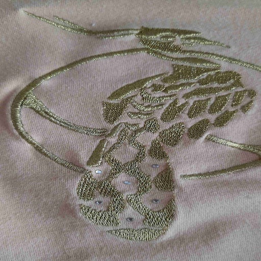 Embroidered bodysuit