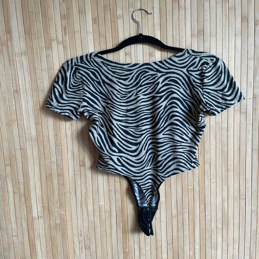 Christian Dior zebra bodysuit
