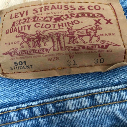 Levi's 501 W31L30 jeans