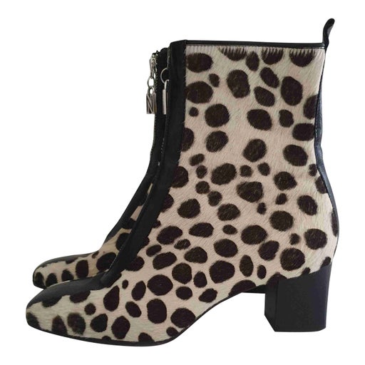Bottines imprimé animalier