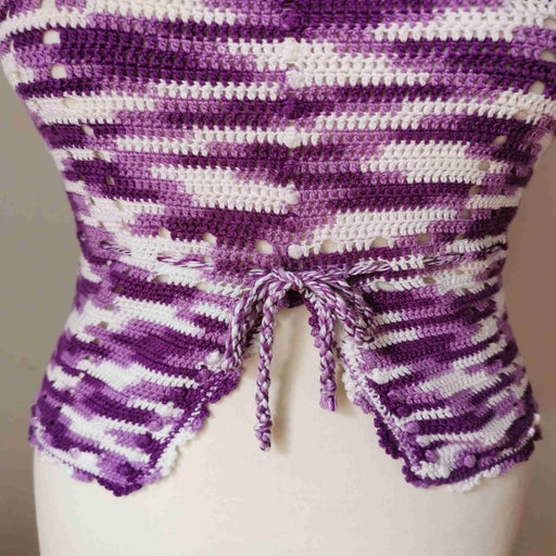 Crochet open back
