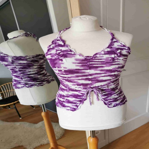 Crochet open back