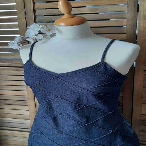 Robe mini en jean