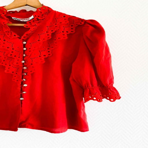 Blouse autrichien rouge