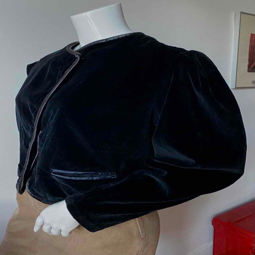 Veste en coton et soie