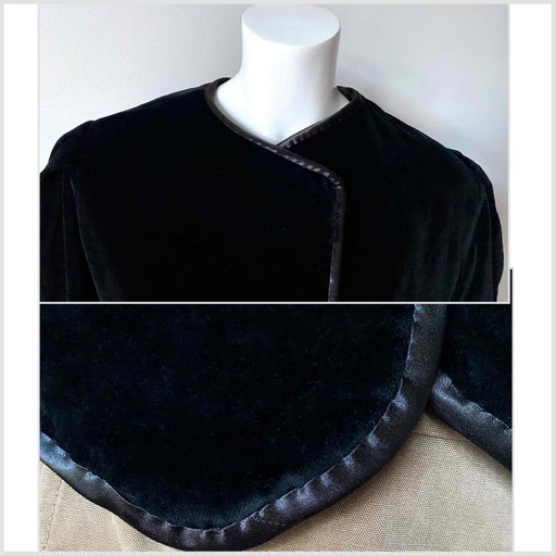 Veste en coton et soie