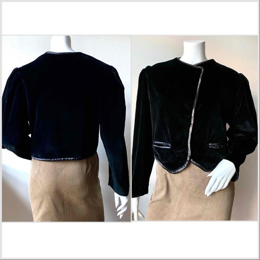 Veste en coton et soie