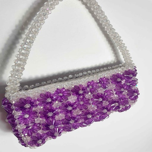 Sac baguette en perles