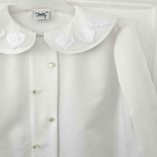 Chemise col brodé