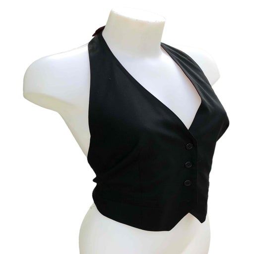 Reversible backless cardigan