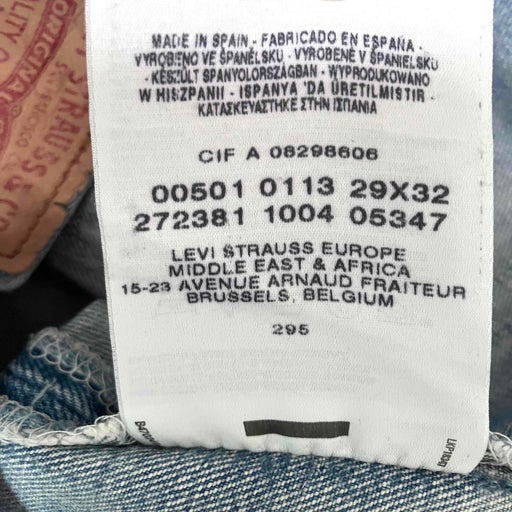 Levi's 501 W29L32 jeans