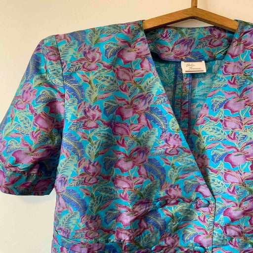 Veste croisée en soie
