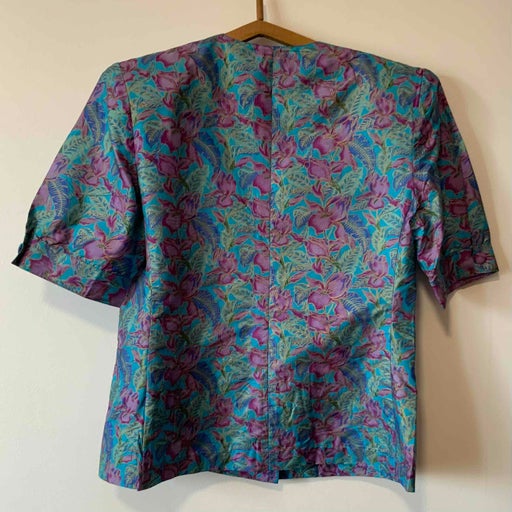 Veste croisée en soie