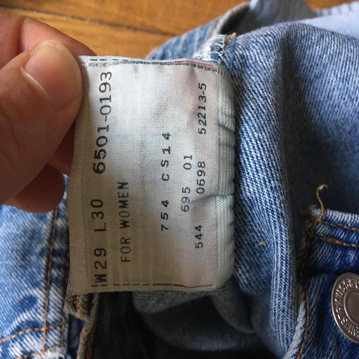 Levi's 501 W29L30 jeans