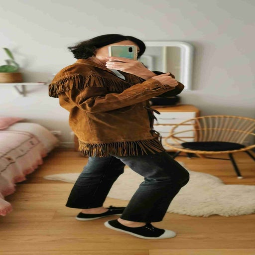 Veste à franges