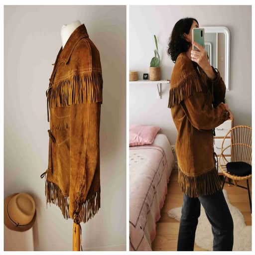 Veste à franges
