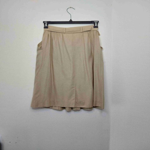 Silk pleated skirt