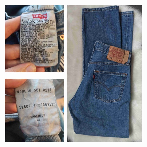 Levi's 501 W29L30 jeans