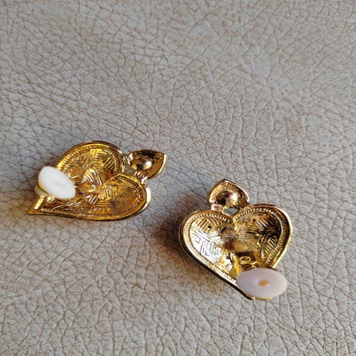 Boucles d'oreilles en métal doré