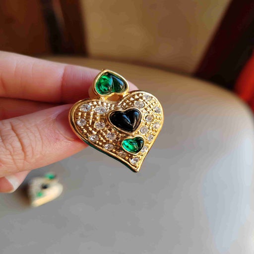 Boucles d'oreilles en métal doré