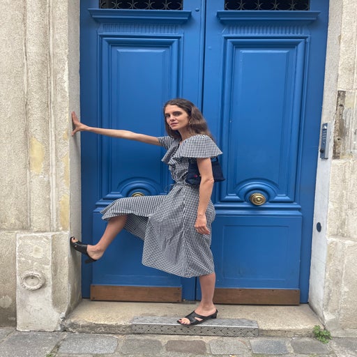 Imperfect gingham dress