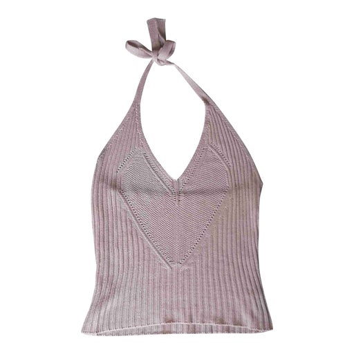 Top dos nu en maille