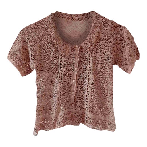Crop top en crochet