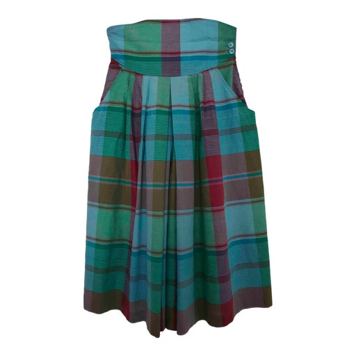 Madras cotton culottes