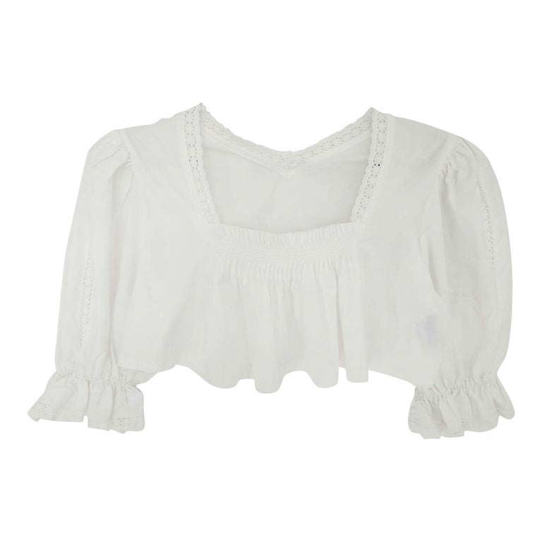 Crop top en coton