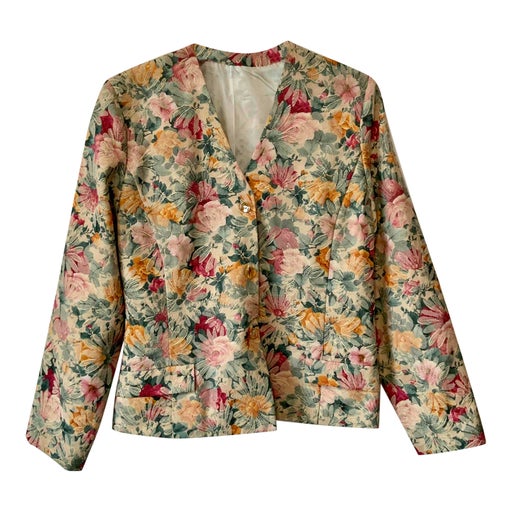 Veste à fleurs