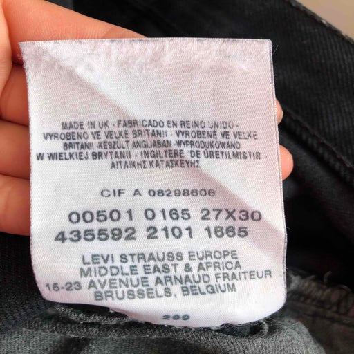 Jean Levi’s 501 W27L30