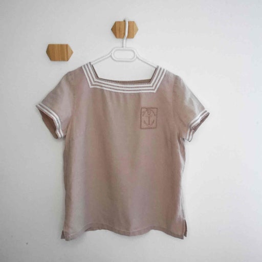Top marinière en lin