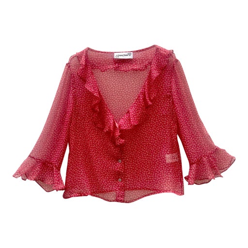 Blouse à fleurs Imparfaite